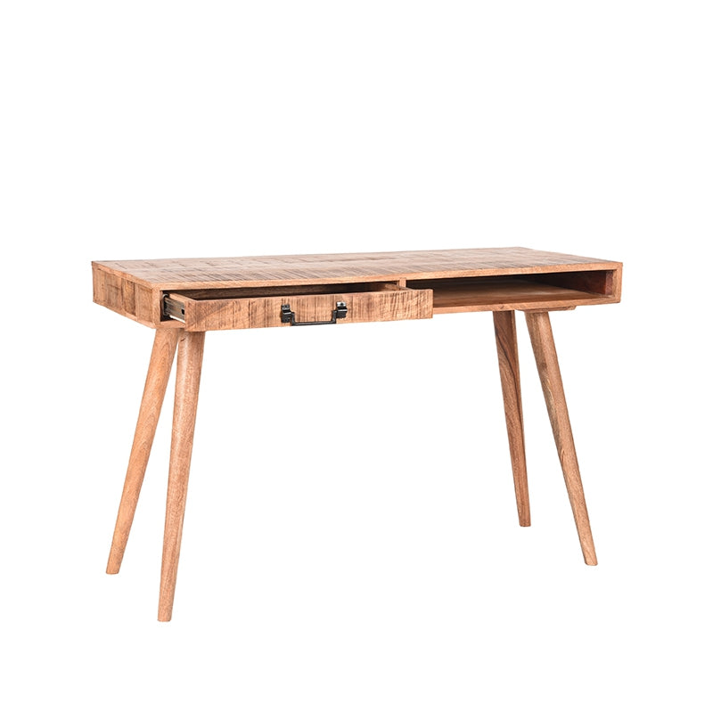 LABEL51 Bureau Steady - Rough - Mangohout - 118 cm