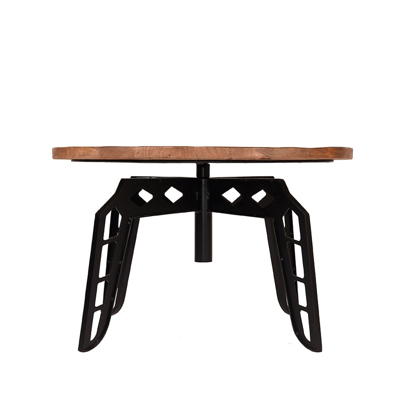 LABEL51 Salontafel Pebble - Rough - Mangohout - 80 cm - Rond