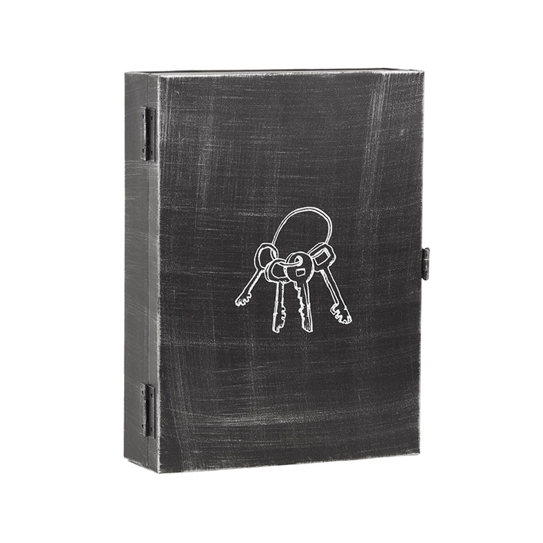 LABEL51 Wanddecoratie Sleutelkastje - Zwart - Metaal - One