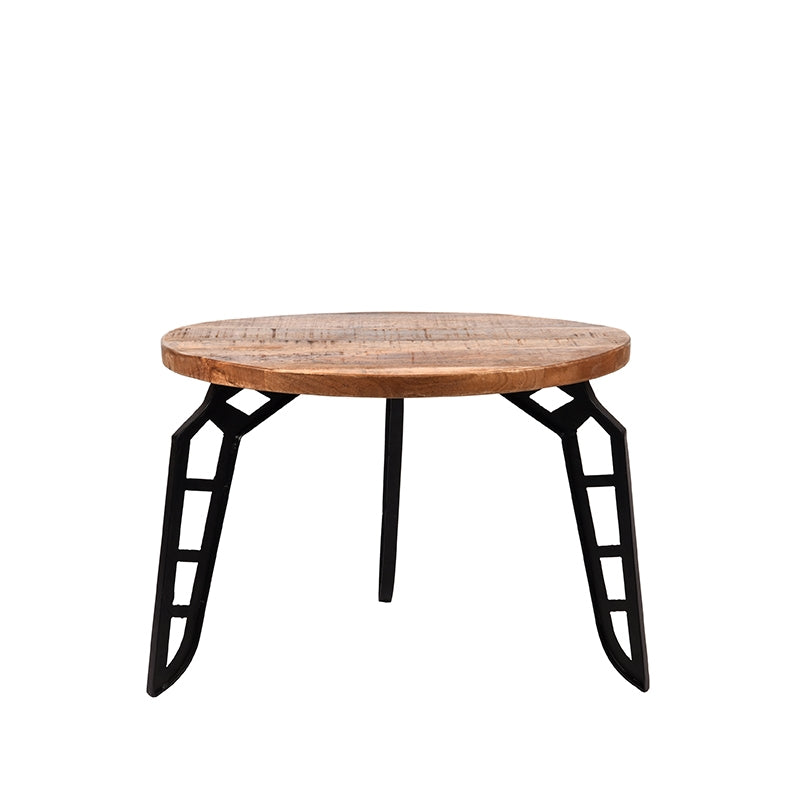 LABEL51 Salontafel Flintstone - Rough - Mangohout - 60 cm -