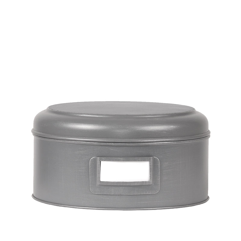 LABEL51 Opbergblik - Antiek grijs - Metaal - XL