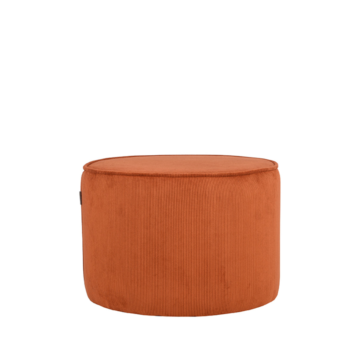 LABEL51 Poef Tibo - Rust - Ribcord - 55 cm - Rond