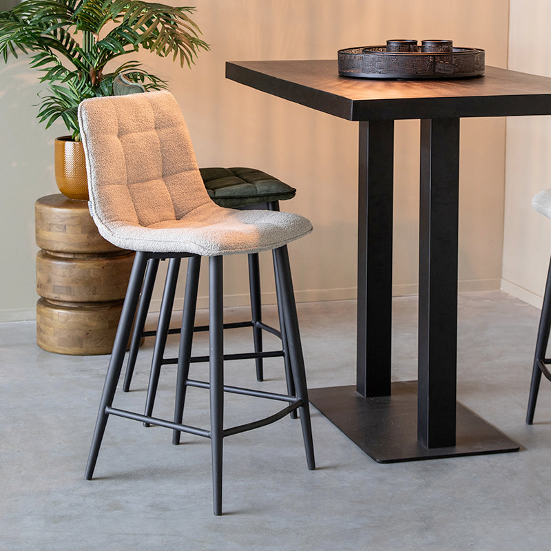 LABEL51 Barkruk Jelt - Naturel - Boucle - Laag