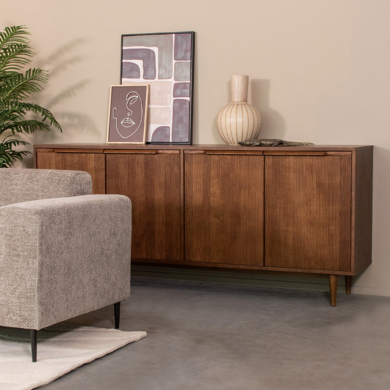 LABEL51 Dressoir Jule - Walnoot - Eiken - 200 cm