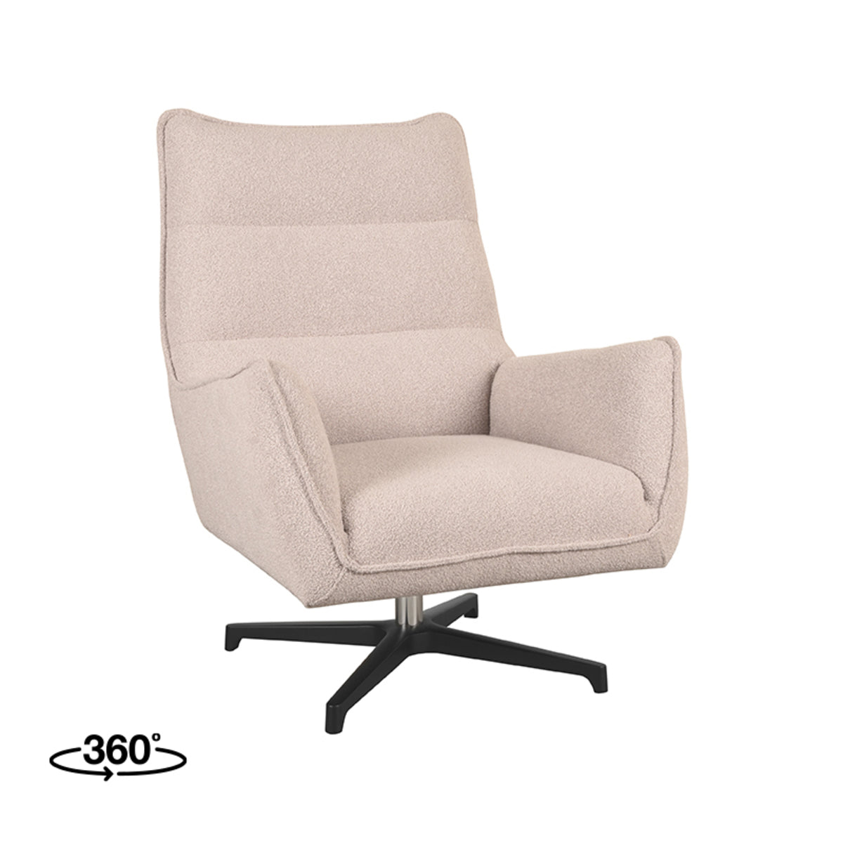 LABEL51 Fauteuil Rodia - Naturel - Boucle - One Size