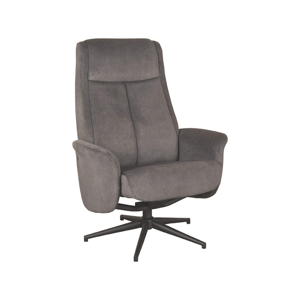 LABEL51 Fauteuil Bergen - Antraciet - Cosmo - Excl. Hocker