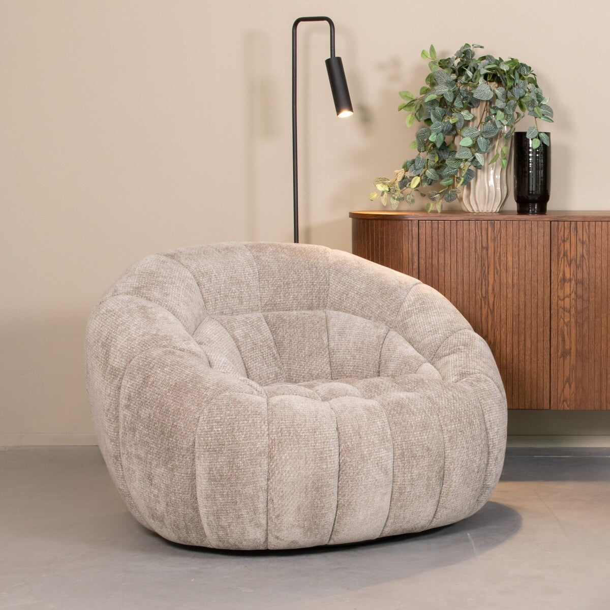 LABEL51 Fauteuil Cloud - Stone - Elite - 1-Zits