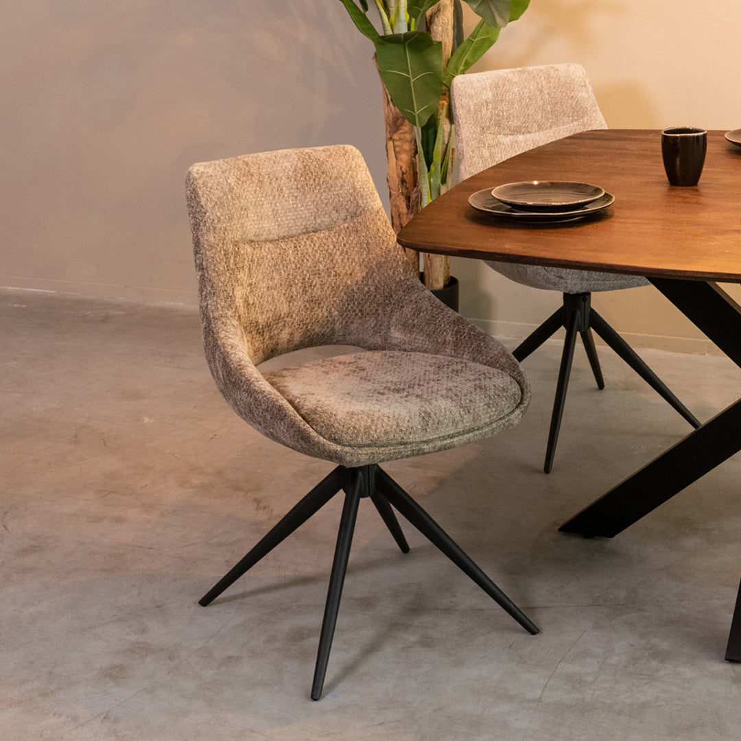 LABEL51 Eetkamerstoel Marlow - Hunter - Elite - Zwart