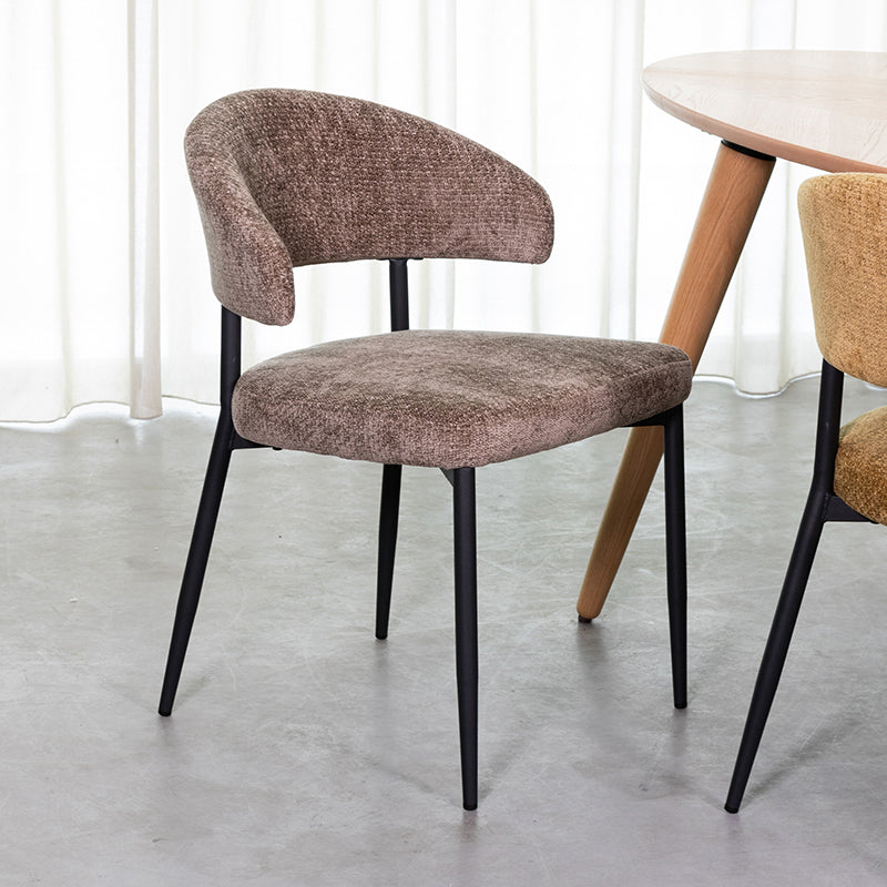 LABEL51 Eetkamerstoel Bliss - Hunter - Elite - Zwart Metalen