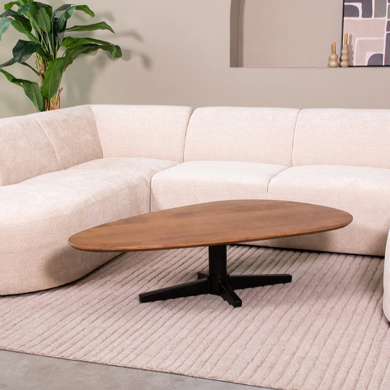 LABEL51 Salontafel Rosie - Nature Smooth - Mangohout - 140