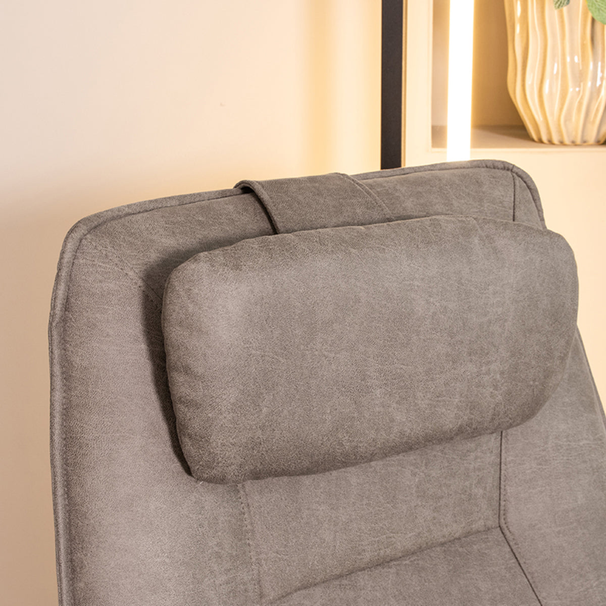 LABEL51 Sierkussen Hoofdkussen - Taupe - Micro Suede - One