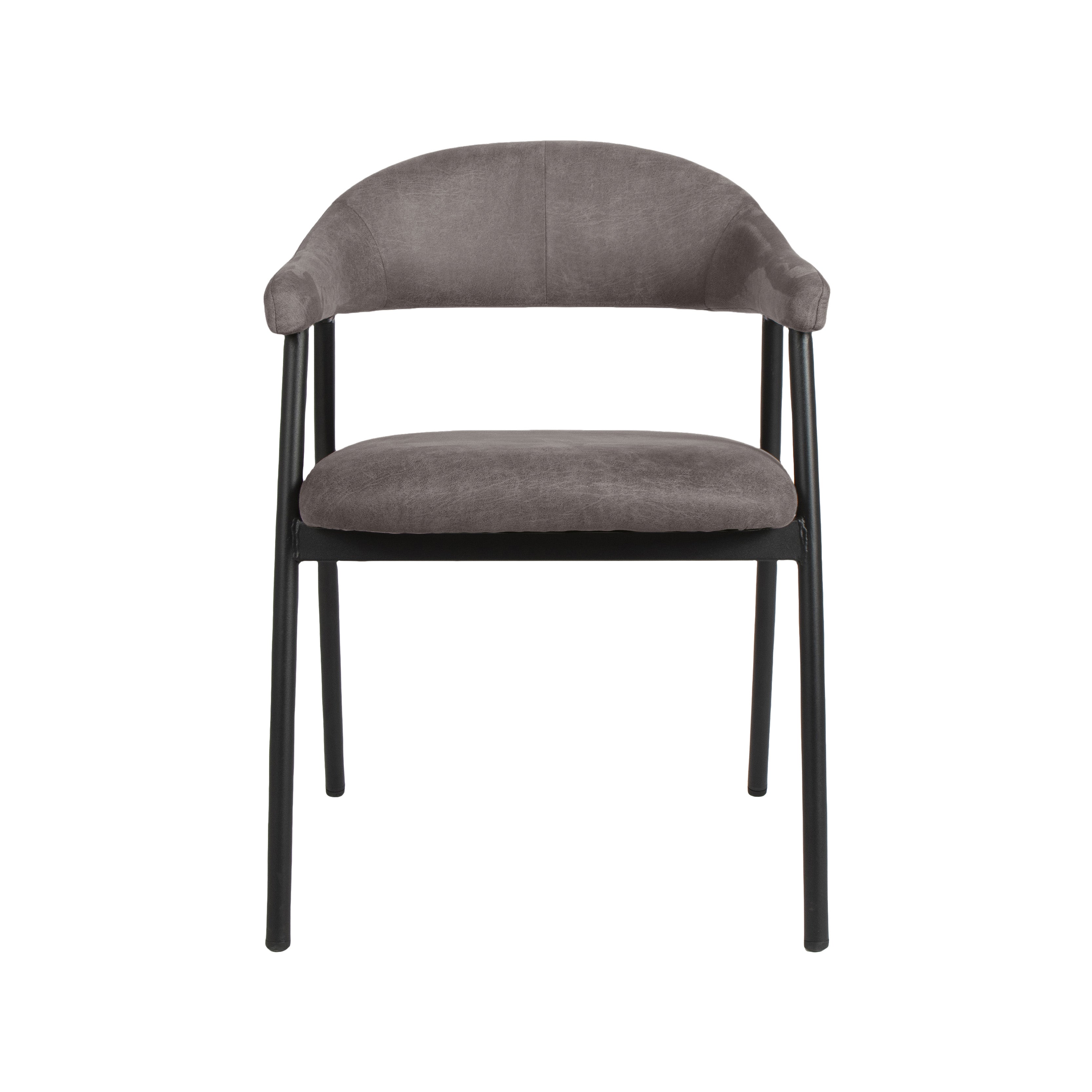 LABEL51 Eetkamerstoel Amaze - Antraciet - Micro Suede -