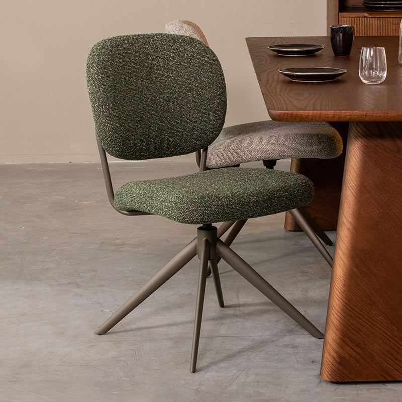 LABEL51 Eetkamerstoel Geneva - Forest - Royal Boucle -