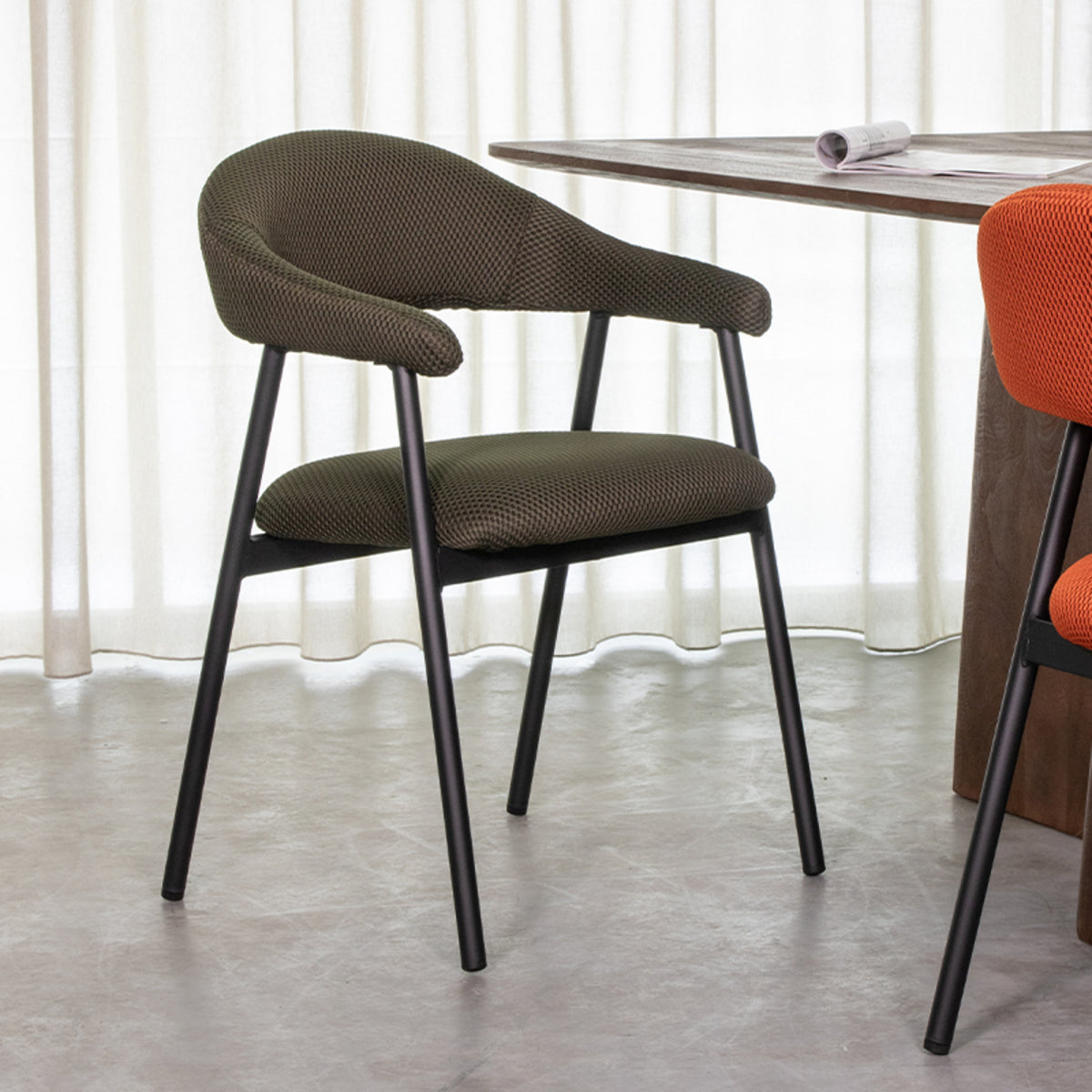 LABEL51 Eetkamerstoel Amaze - Hunter - Breathe - Zwart