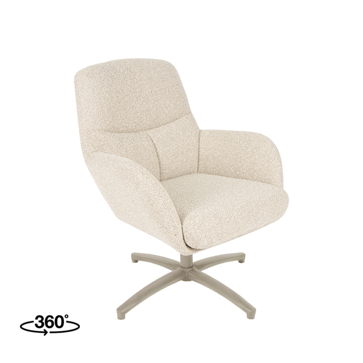 LABEL51 Fauteuil Chill Zone - Naturel - Royal Boucle - One