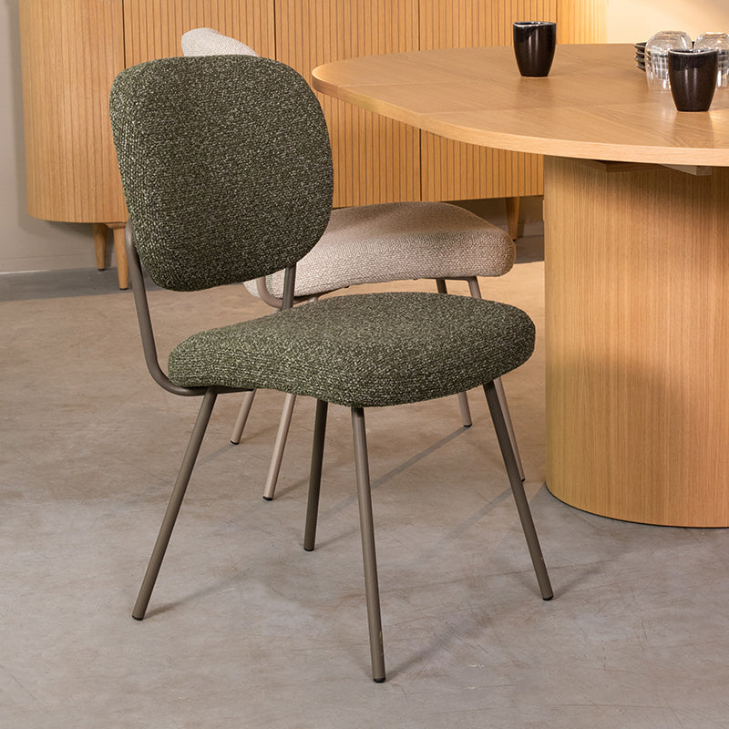 LABEL51 Eetkamerstoel Singapore - Forest - Royal Boucle -