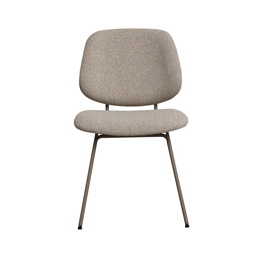 LABEL51 Eetkamerstoel Ravenna - Naturel - Royal Boucle -