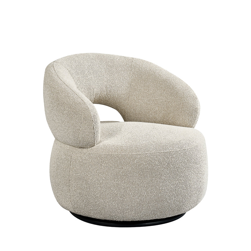 LABEL51 Fauteuil Nusenna - Naturel - Royal Boucle - One size