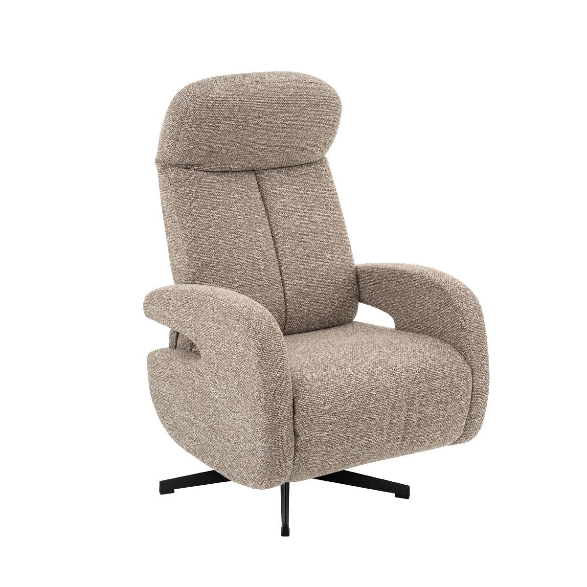 LABEL51 Fauteuil Esbjerg - Mushroom - Royal Boucle - Manueel