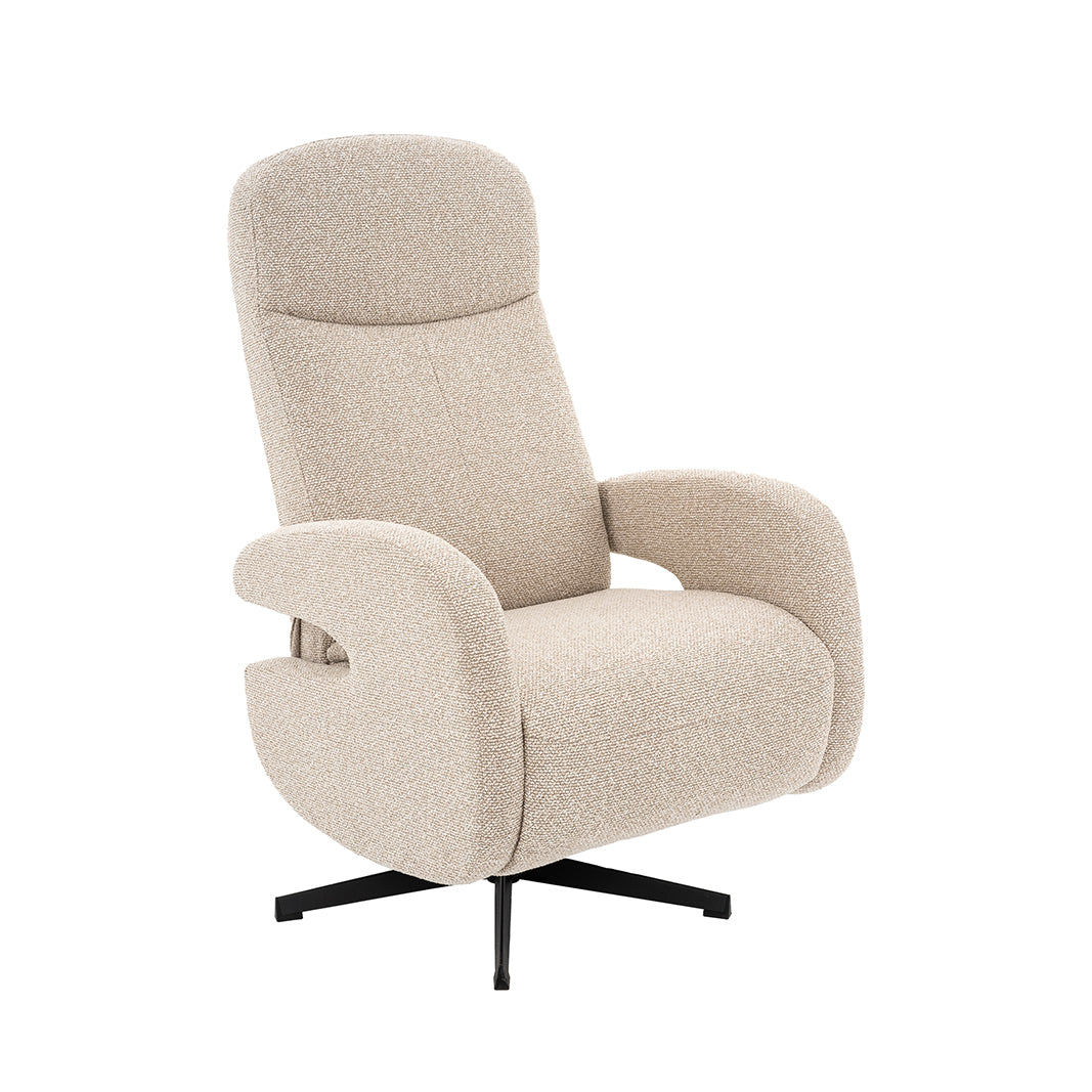 LABEL51 Fauteuil Esjberg - Naturel - Royal Boucle - Manueel