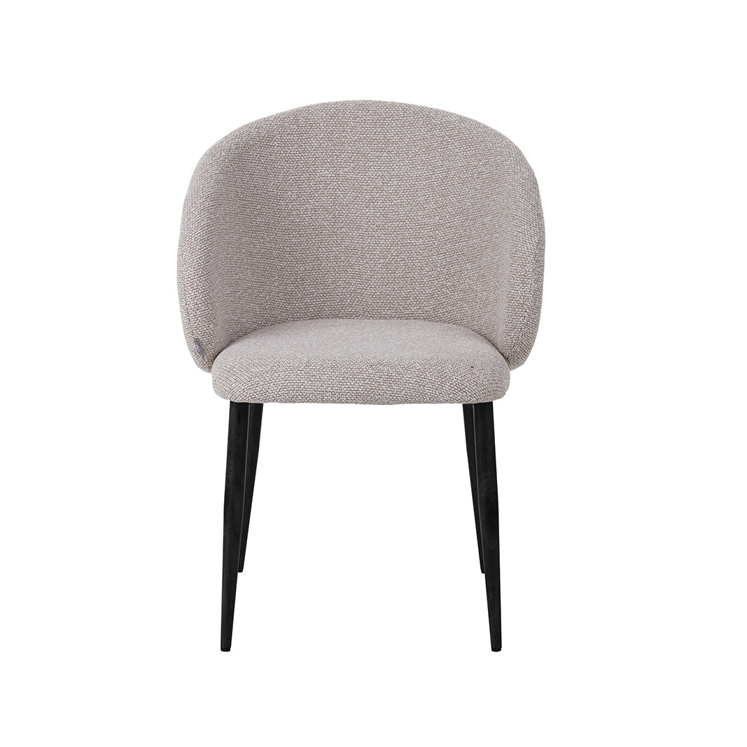 LABEL51 Eetkamerstoel Yuki - Naturel - Royal Boucle - Taupe
