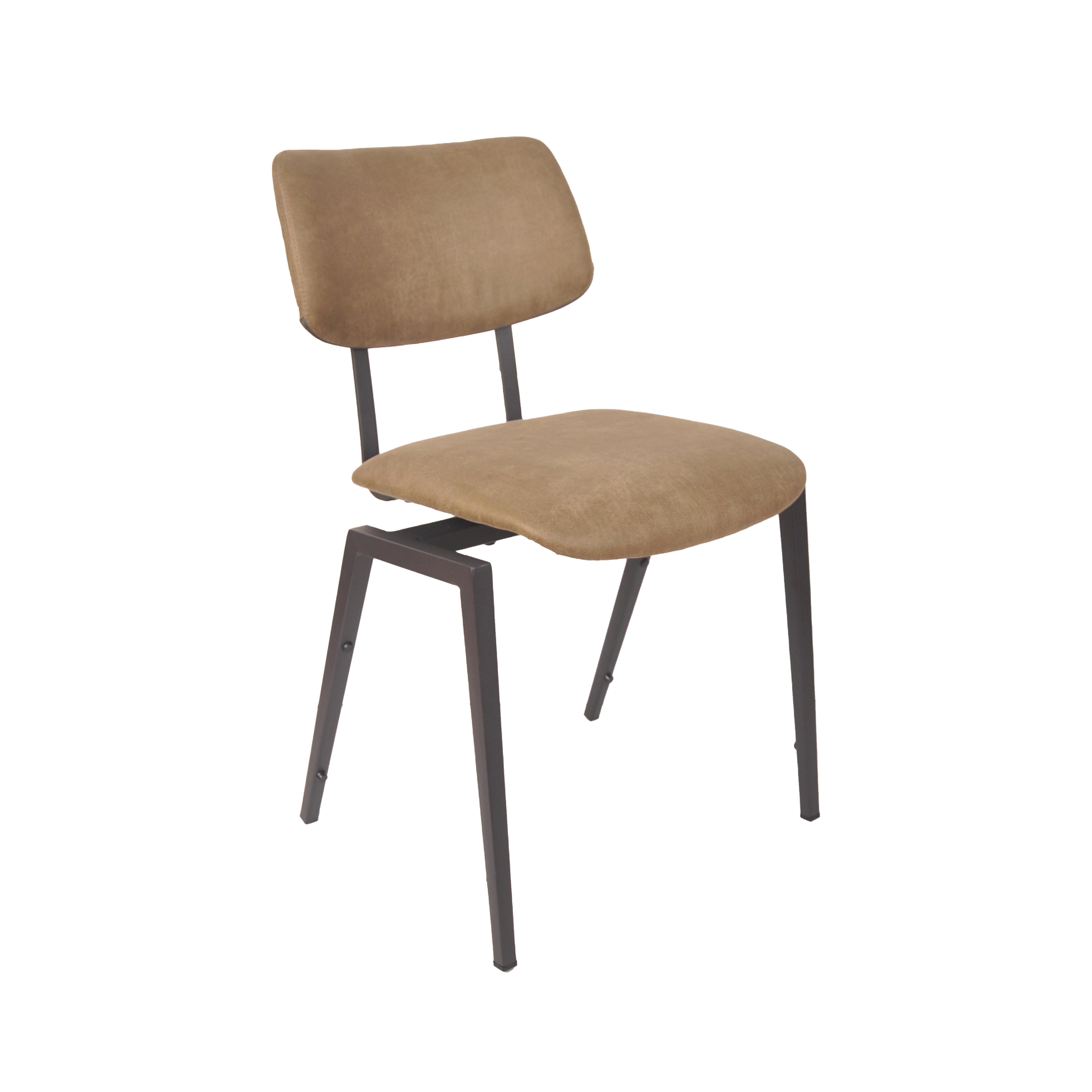 LABEL51 Eetkamerstoel Stapelbaar - Moss - Micro Suede -