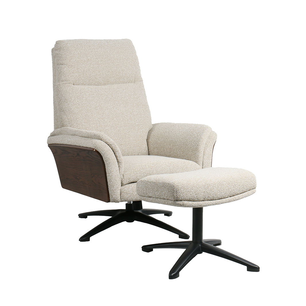 LABEL51 Fauteuil Zenza - Naturel - Royal Boucle - Incl.