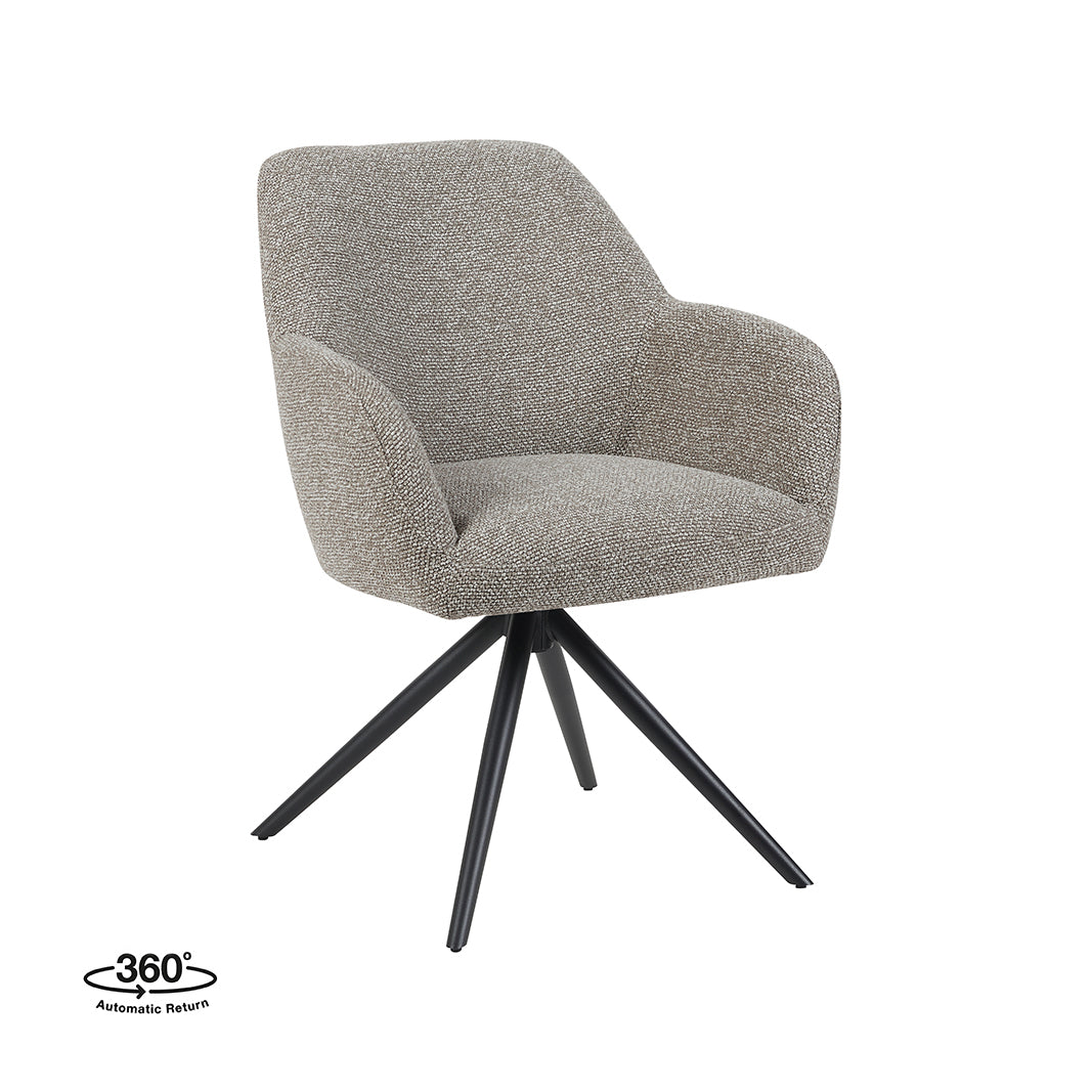 LABEL51 Eetkamerstoel Sayuri - Mushroom - Royal Boucle -