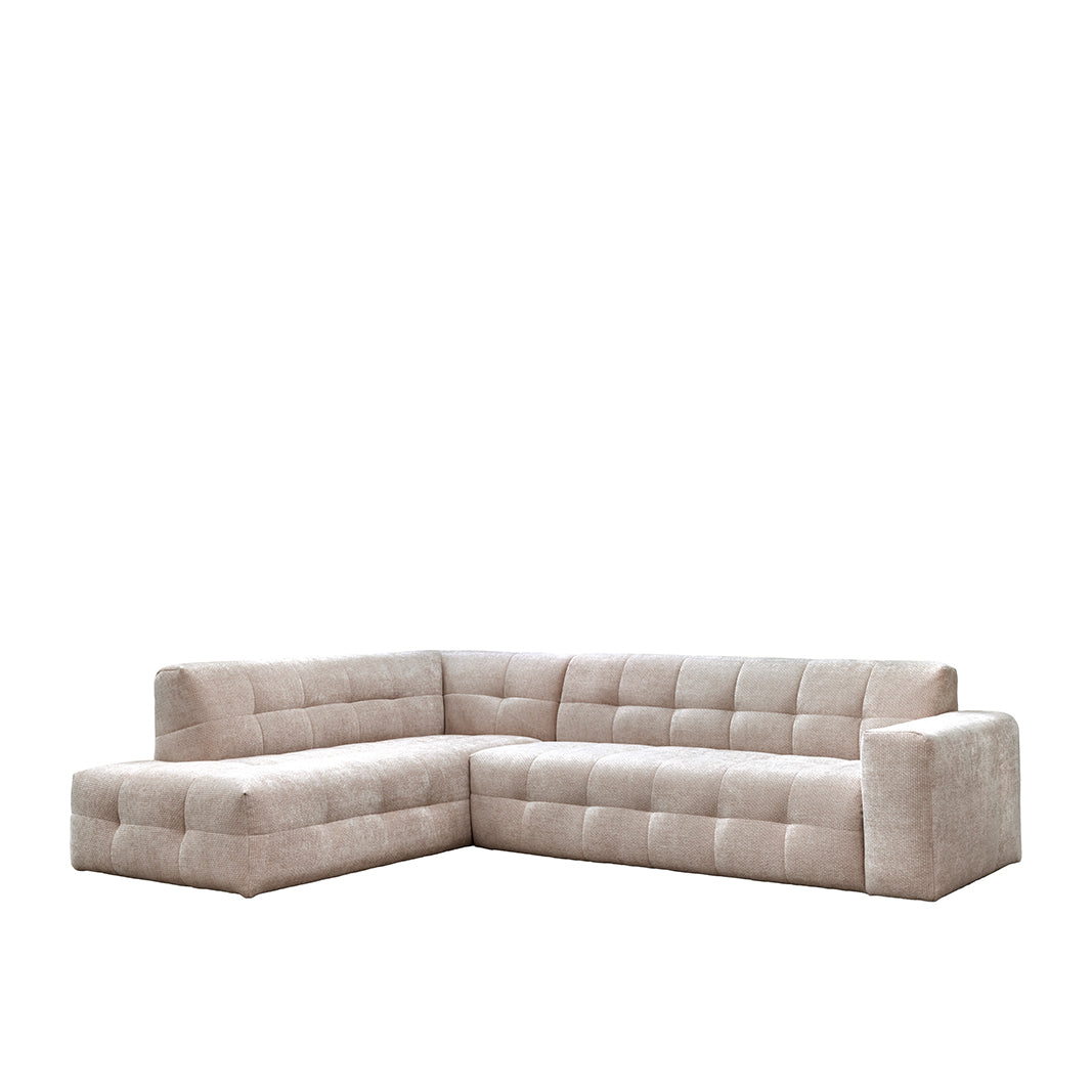 LABEL51 Hoekbank Lorenzo - Clay - Elite - Links Voorstaand