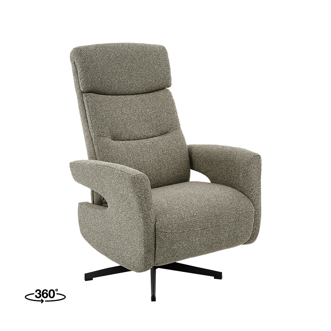 LABEL51 Fauteuil Tampere - Mushroom - Royal Boucle - One