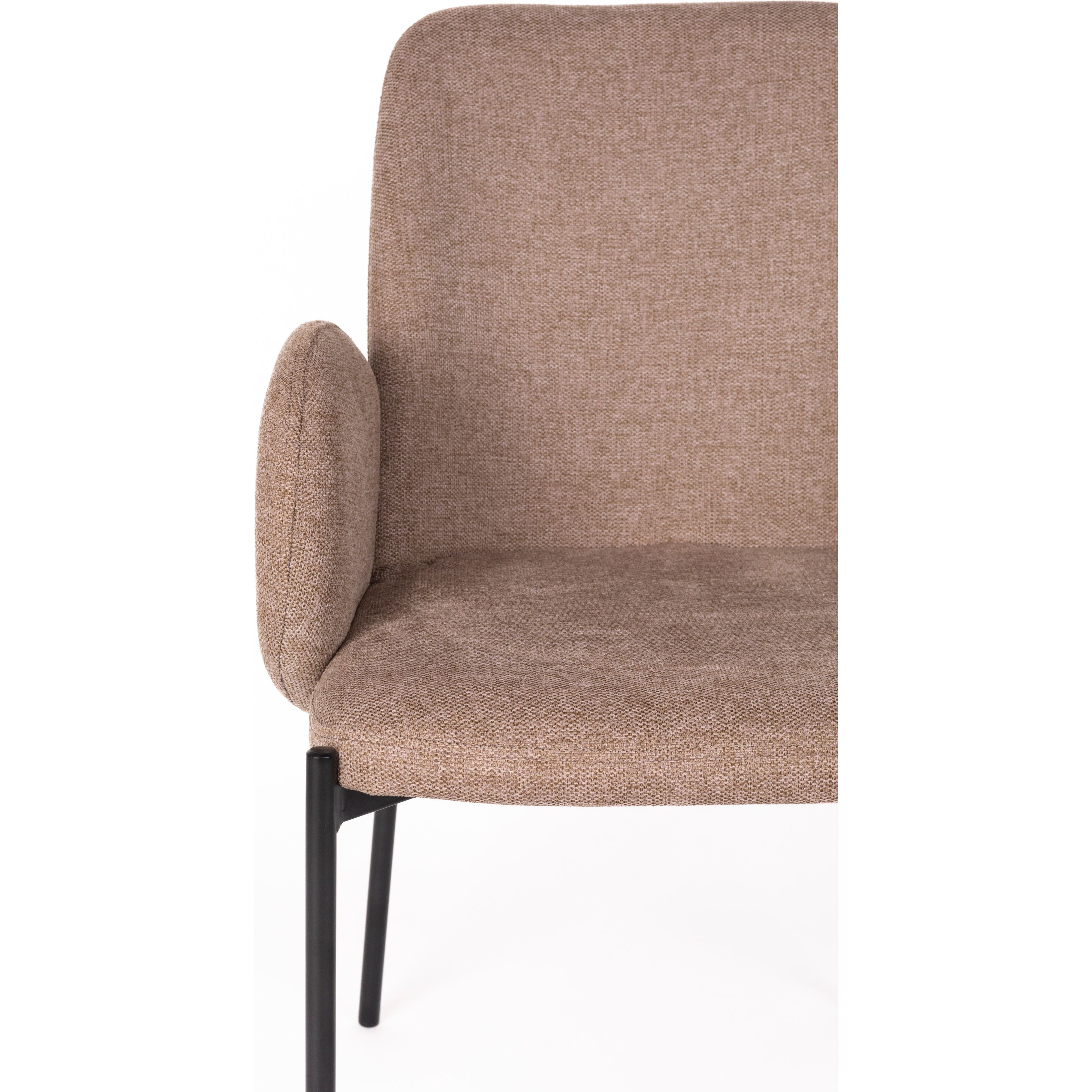 Chair tjarda brown | 2 pieces