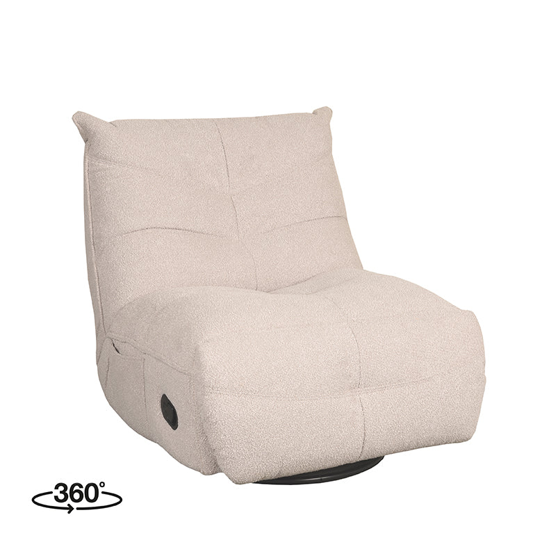 LABEL51 Armchair Take It Easy - Natural - Boucle