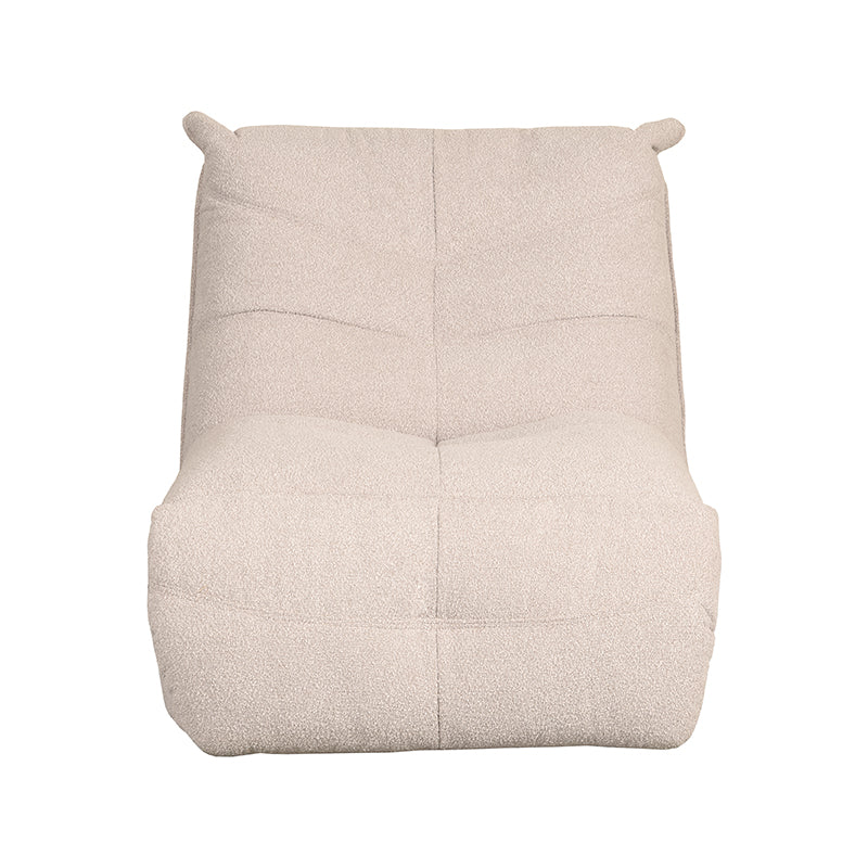 LABEL51 Armchair Take It Easy - Natural - Boucle