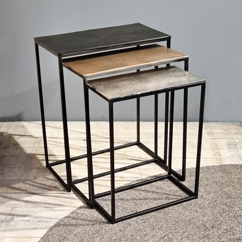 aida side table set of 3 set of 3