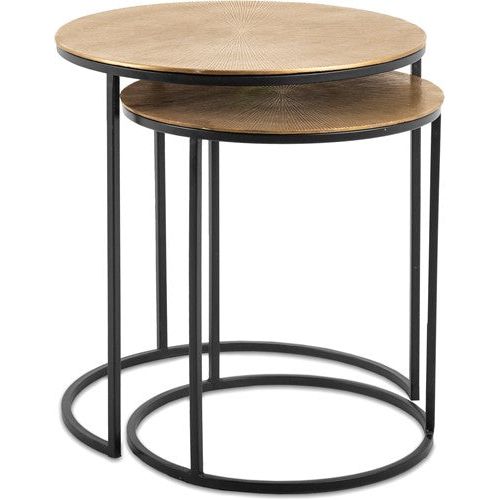 Ciara side table set set of 2