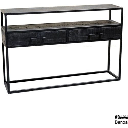 jax black side table