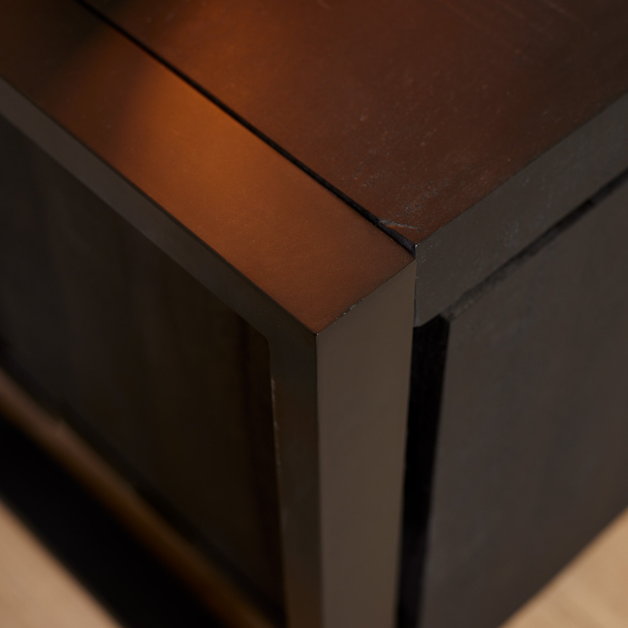 TV cabinet Natural | Boaz | Mango wood | 200 x 200 x 55(h) cm
