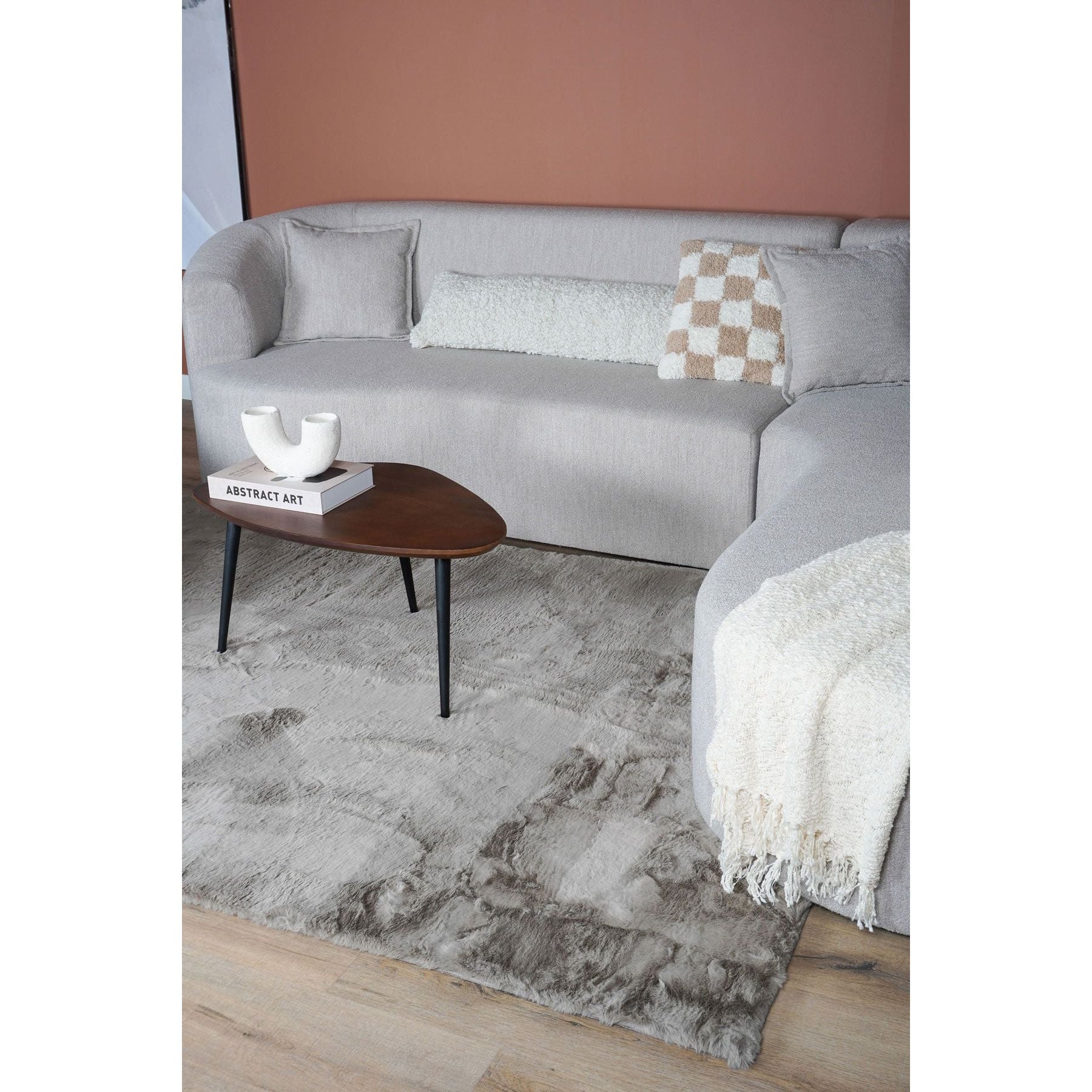 Vloerkleed Velluto Toffee - 200 x 280 cm