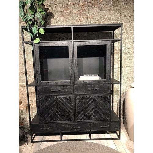 jax black display cabinet