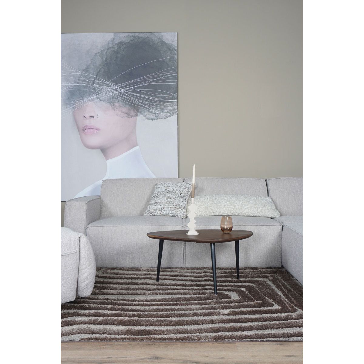 Vloerkleed Lima Bruin 200 x 290 cm