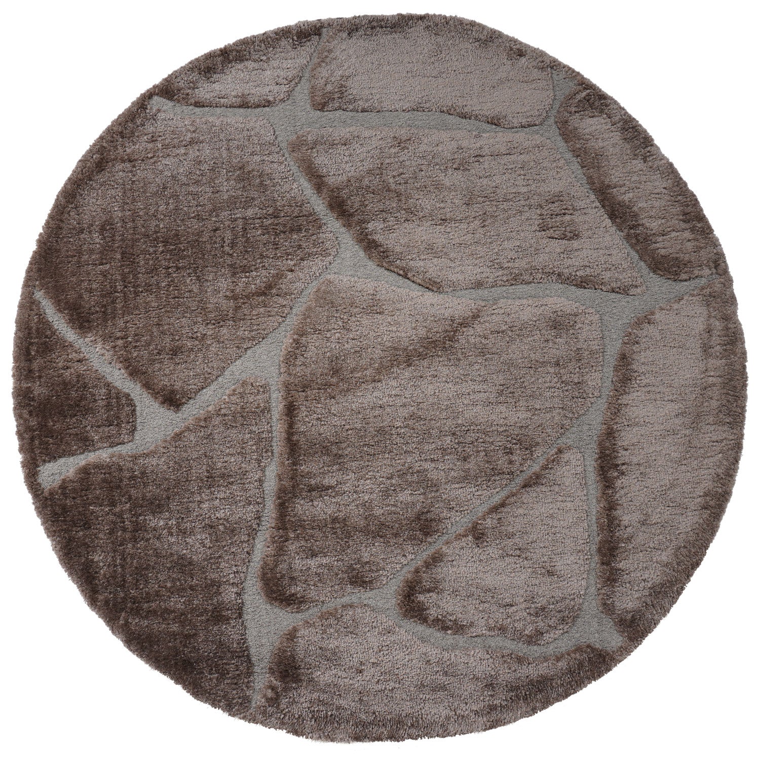 Vloerkleed Macy Bruin  Rond