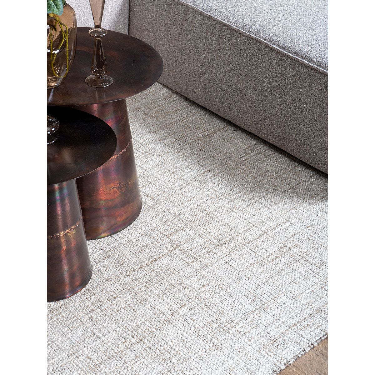 Vloerkleed Cross Light Beige - 300 x 400 cm