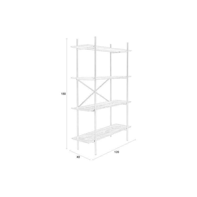 Shelf cabinet marcio beige