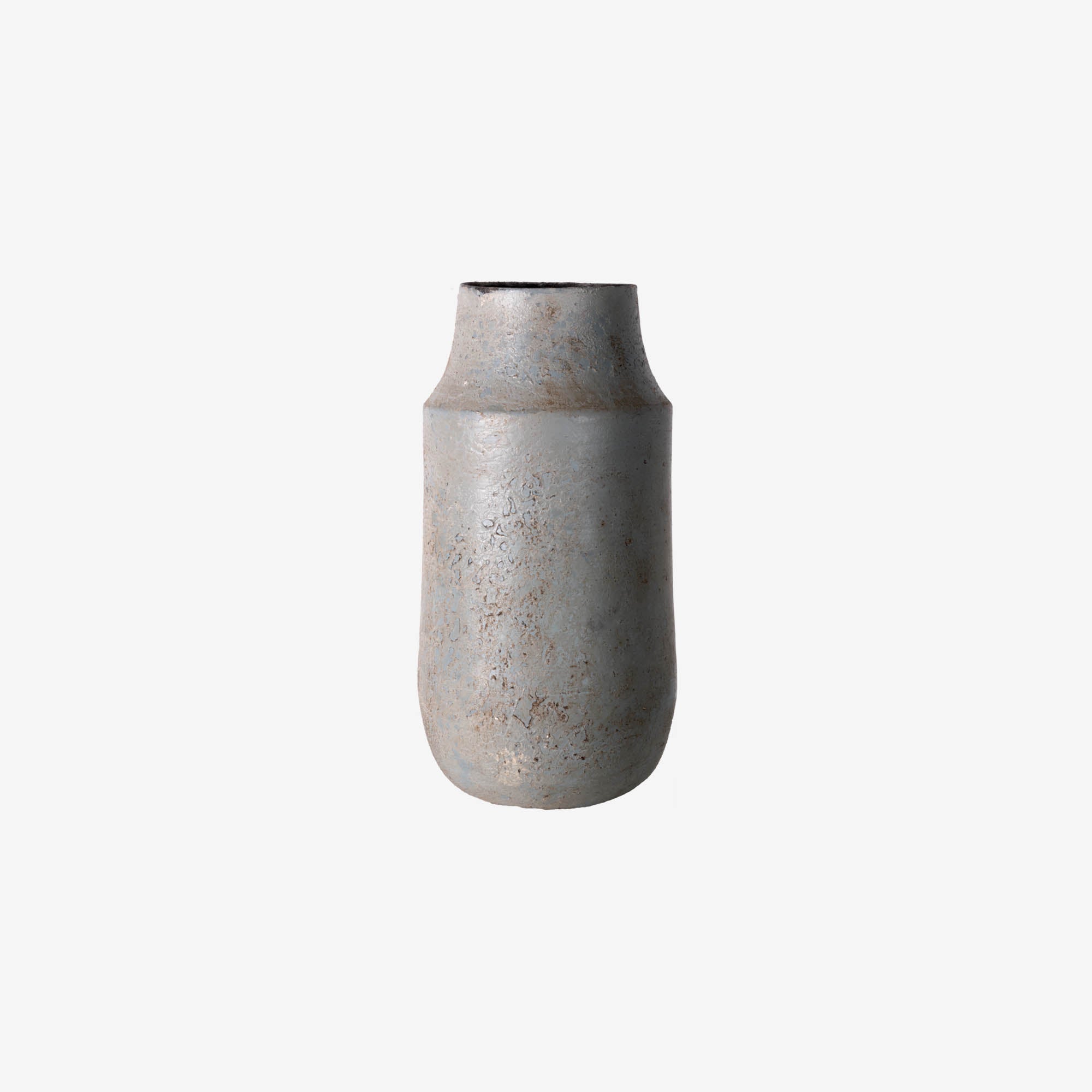 Iron decorative vase – h23xdsn12cm, green