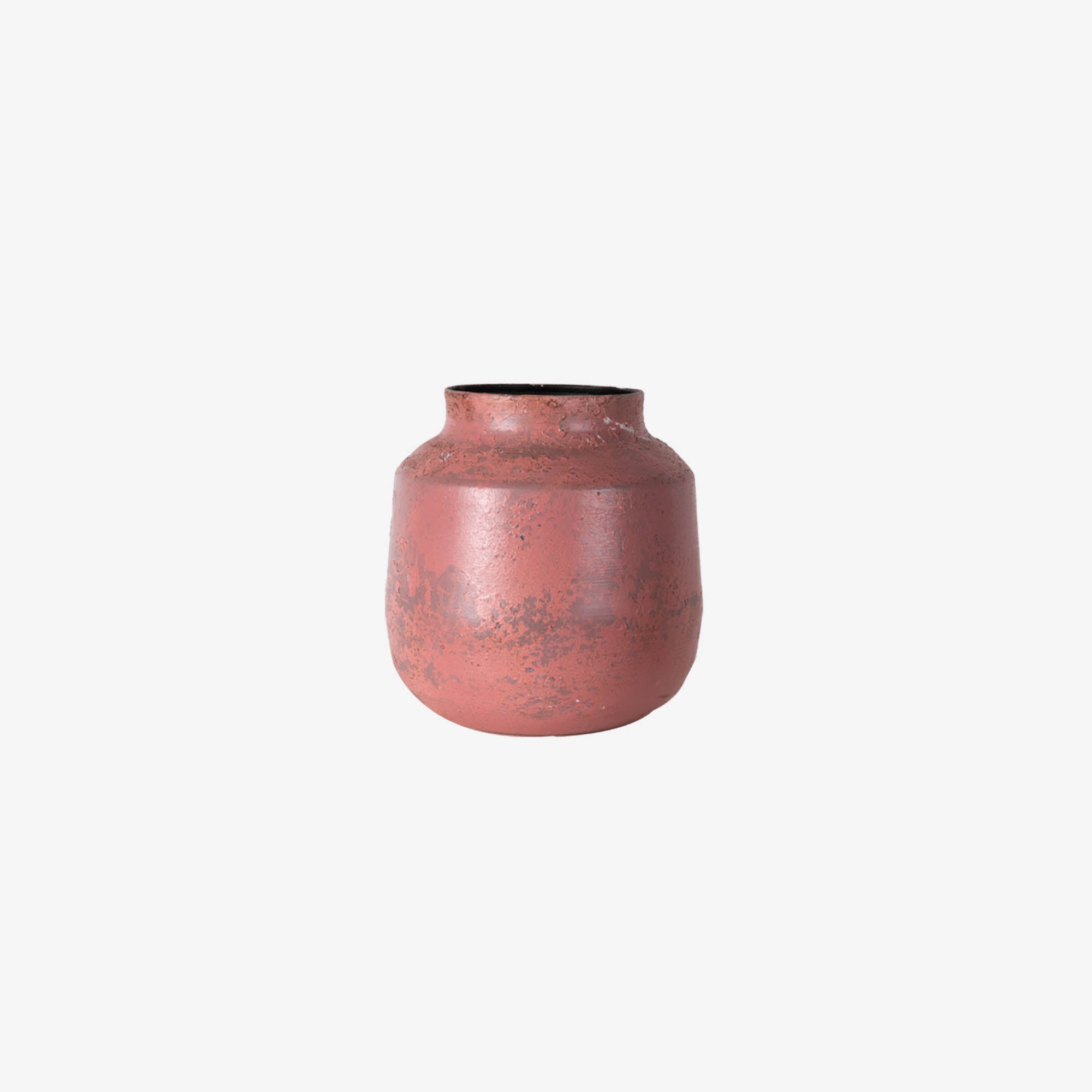 Iron decorative vase – h18xdsn.17cm, pink