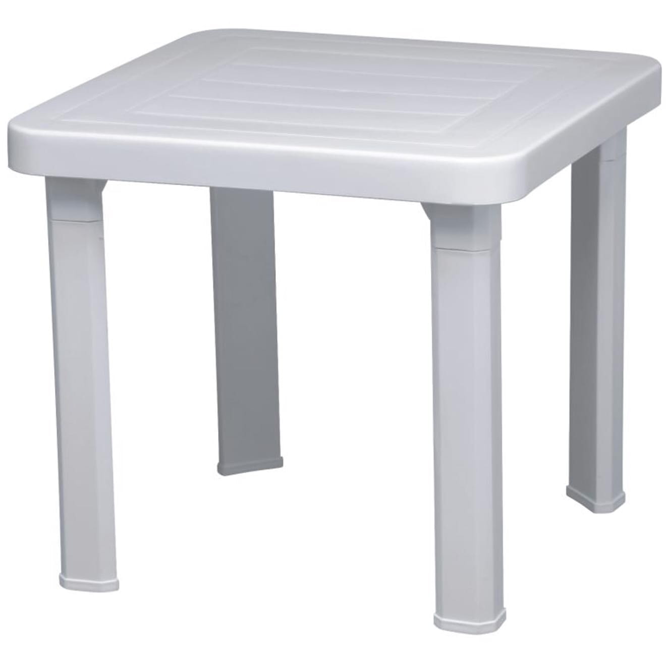 Garbar Andorra outdoor side table 47x47 white