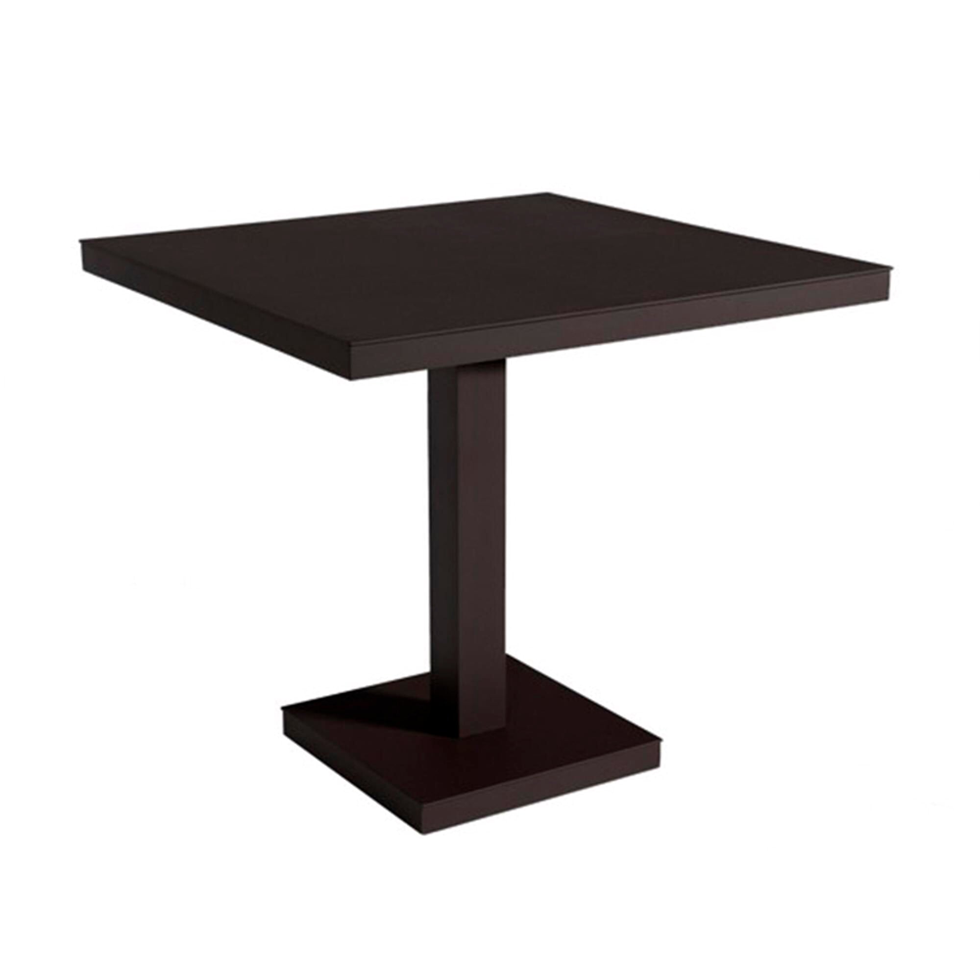 Barcino vierkante tafel 90x90 zwart
