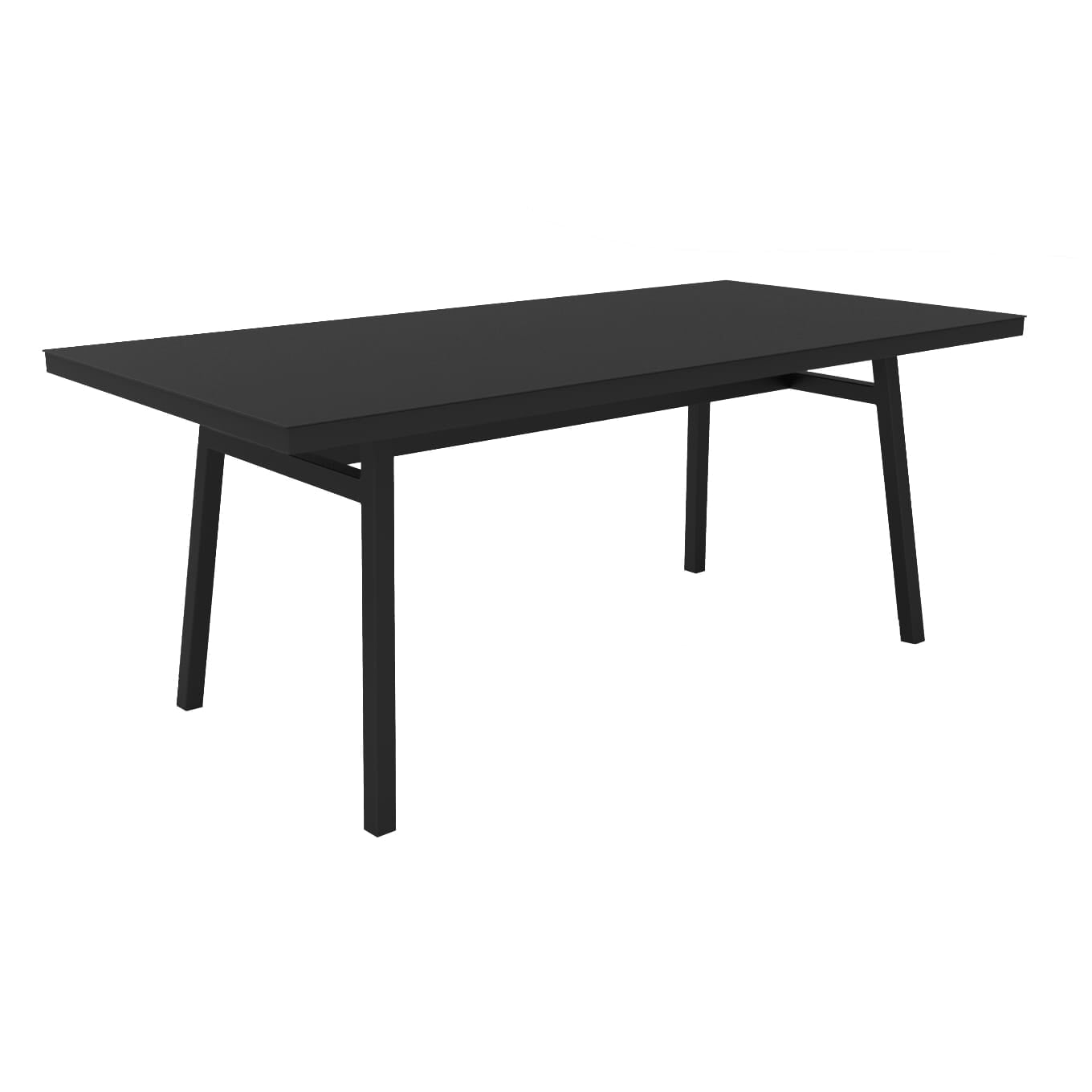 Milano rechthoekige tafel 180x90 zwart