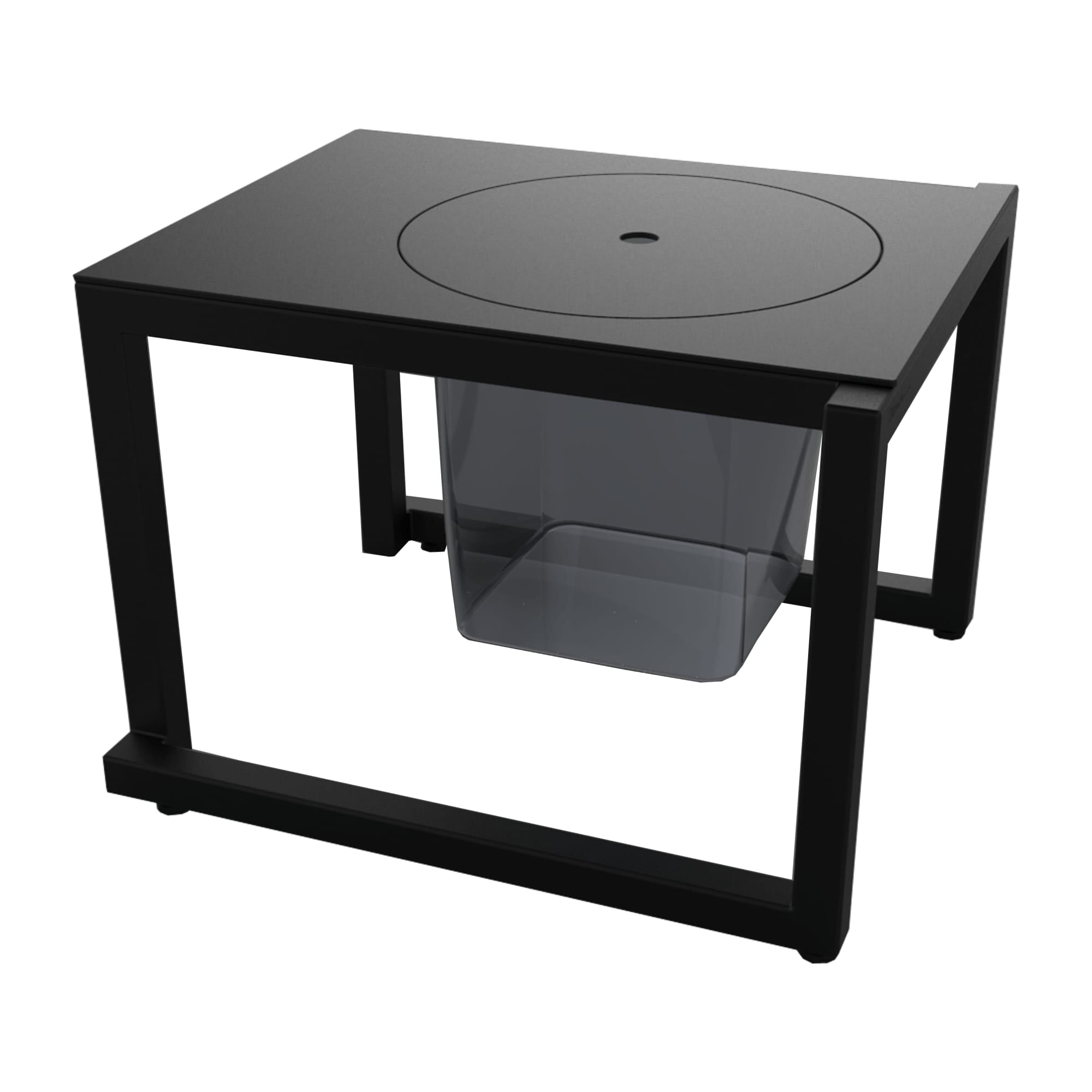 Resol Milano side table indoors, outdoors 50x45 black