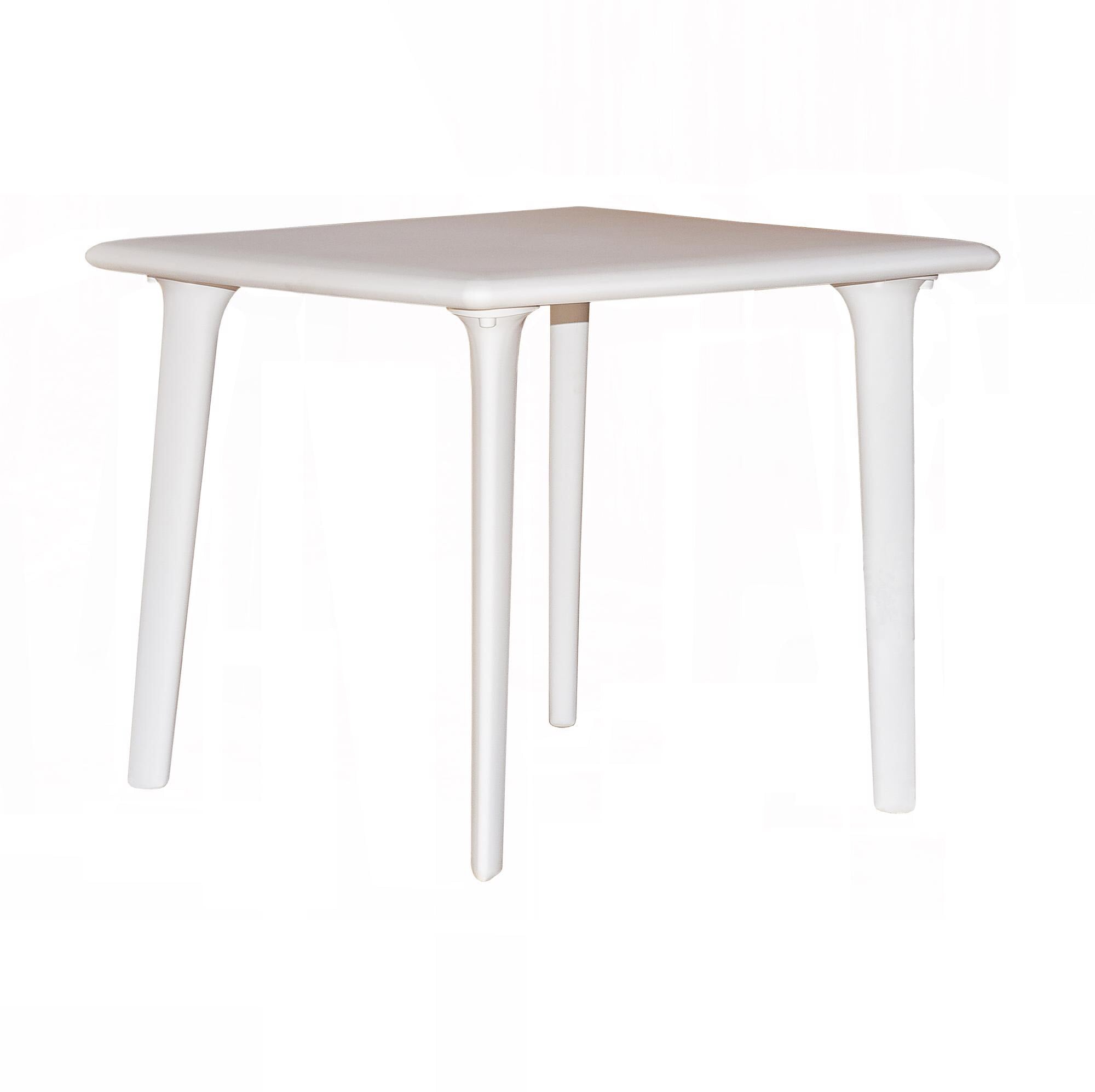 Resol new dessa square table indoors, outdoor 90x90 white